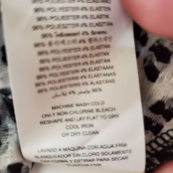 Michael Kors Long Sleeve V-neck Fit Flare Dress size Large - NEW - Picture 16 of 16